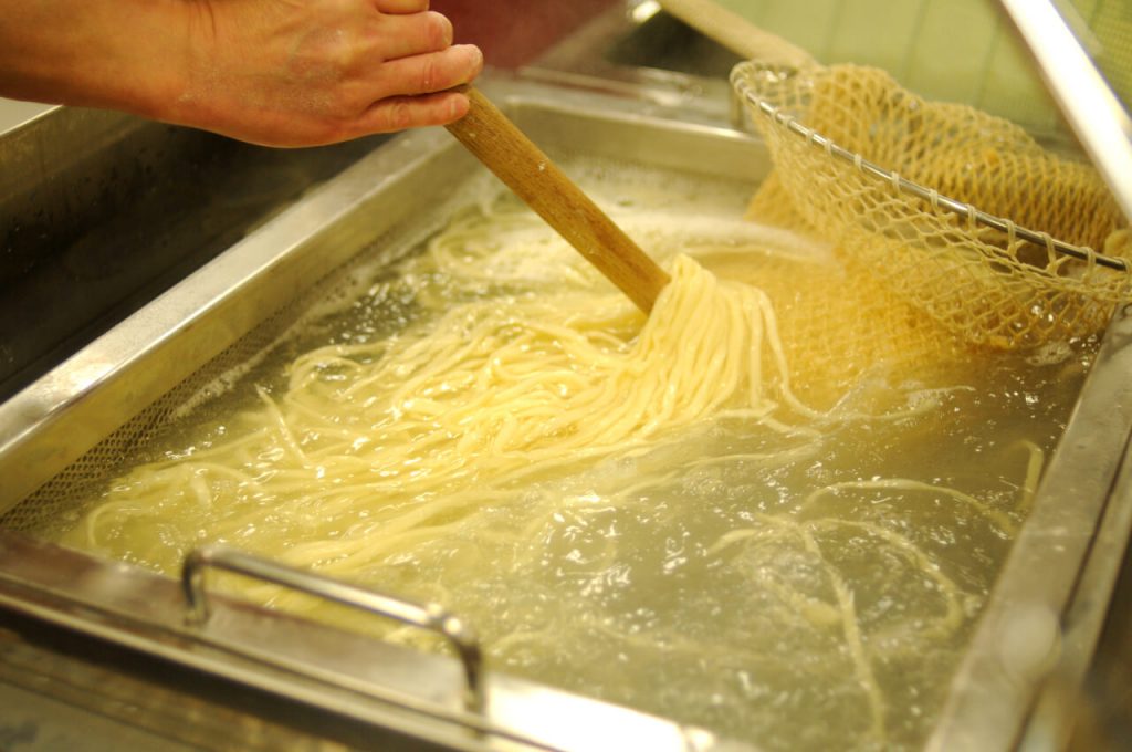 Proper cooking/boiling of noodles is also critical when you want to offer delicious noodles