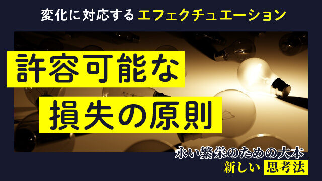 許容可能な損失の原則